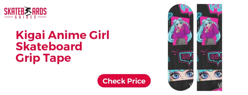 Kigai Anime Girl Skateboard Grip Tape