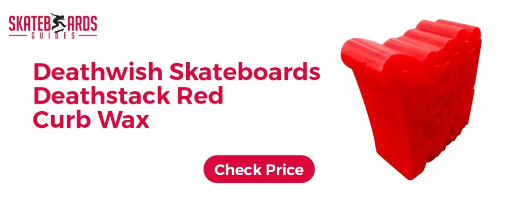 Deathwish Skateboards Deathstack Red Curb Wax