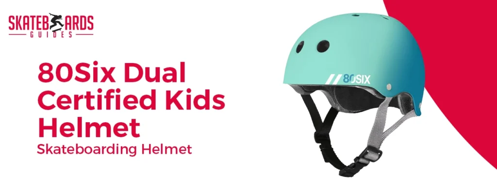 80Six Dual Certified Kids Skateboarding Helmet